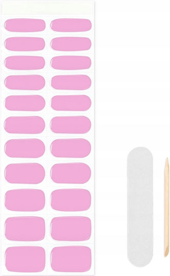Nail Stickers Cured In Uv Led Lamp Ombre Pink
