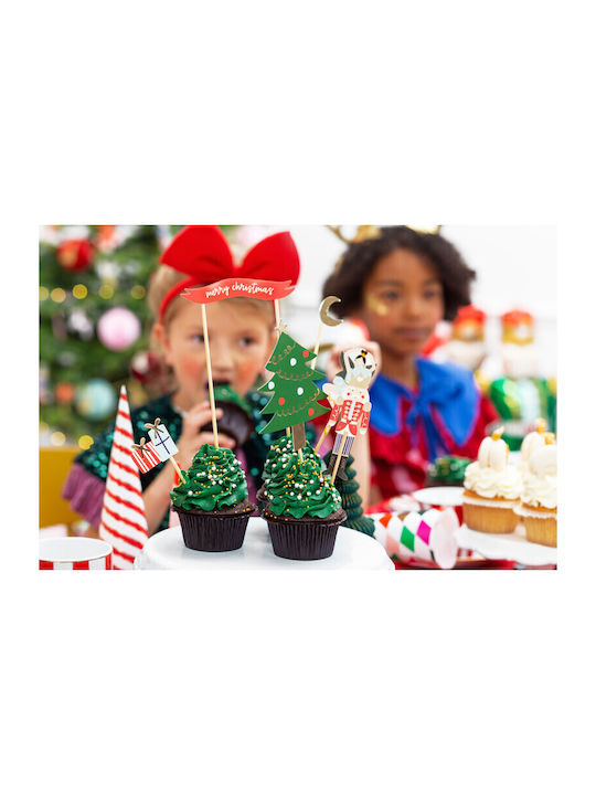 PartyDeco Mix Toppers με Καρυοθραύστες 6τμχ PartyDeco Mix Toppers με Καρυοθραύστες 6τμχ