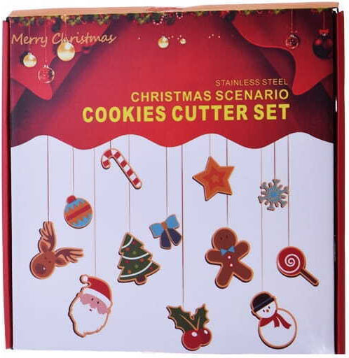 Cake Land Metallic Cookie Cutter 14 Pieces