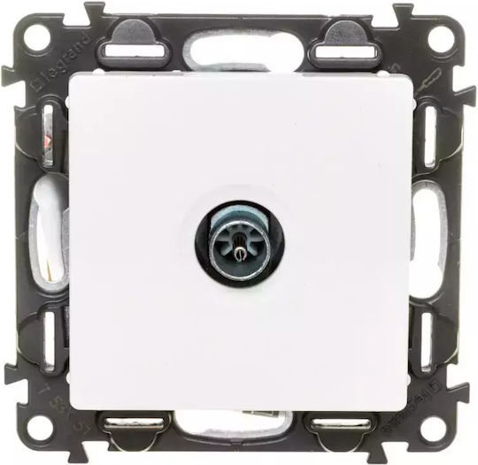 Legrand Valena Life Priză Antenă TV Terminală Albă Culoare 753151