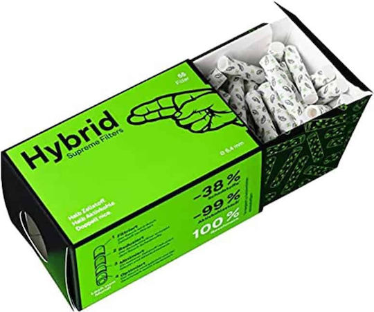 Hybrid Filters Vată pentru țigări Carbon activat 6.4mm 55x1buc