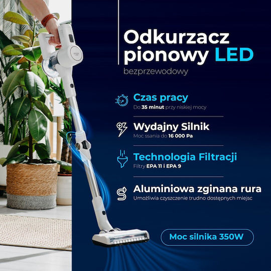 Adler Прахосмукачка Stick Бяла AD 7060