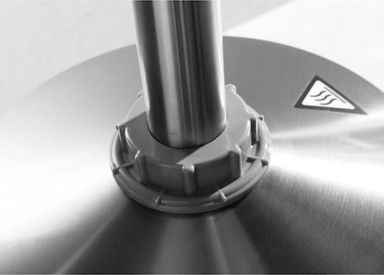 Hendi Gasheizgerät Pilz mit Leistung 12.7kW