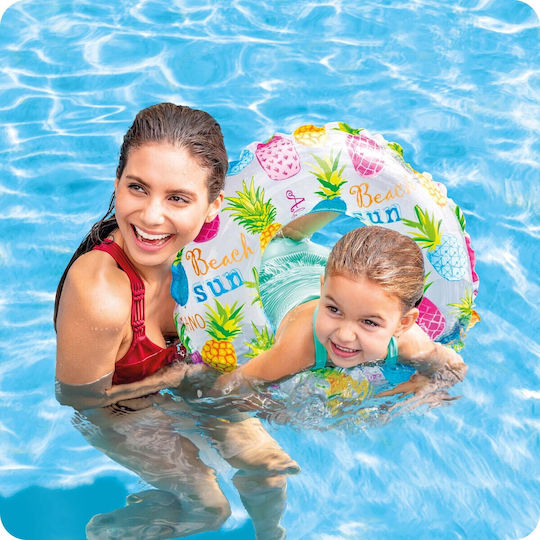 Intex Lively Print Kids' Swim Ring with Diameter 61cm. (Assortment Designs/Colours)