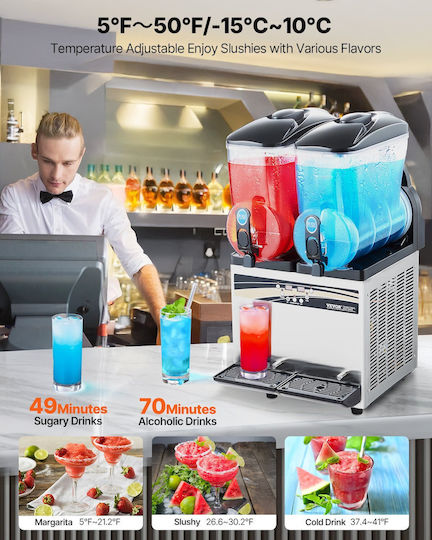 Vevor CGXXRJX215LSN1G19V2 Γρανιτομηχανή 15lt