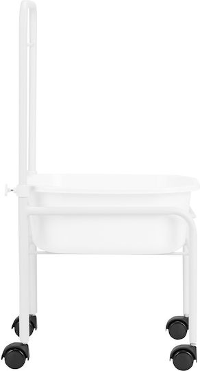 Activeshop Wheeled Footstool White