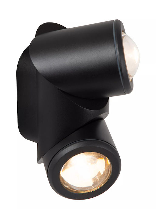 Lucide Lightning Erin Επιτοίχιο Εξωτερικό Σποτ LED IP65 με Θερμό Λευκό Φως