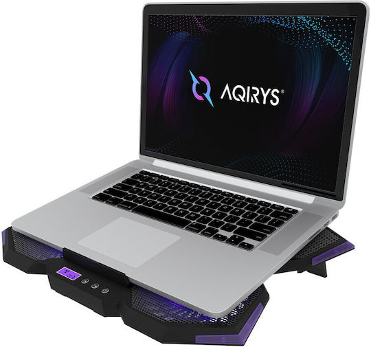 Aqirys Cooling Pad for Laptop up to 17" with 5 Fans and Lighting Purple