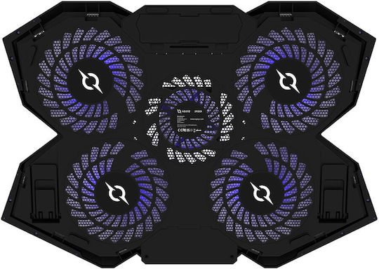 Aqirys Cooling Pad for Laptop up to 17" with 5 Fans and Lighting Purple