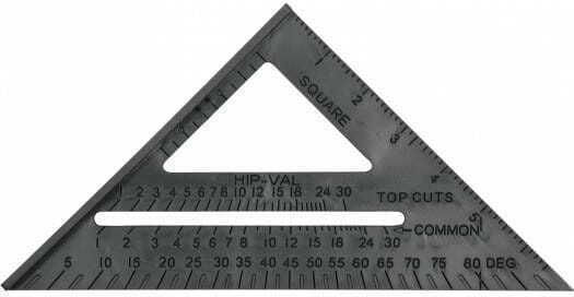 Vorel Regulă de Unghiuri pentru Tâmplari din Plastic cu Lungimea 18 cm