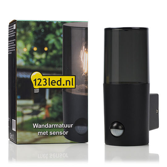 123led Επιτοίχιο Εξωτερικό Φωτιστικό E27 IP44