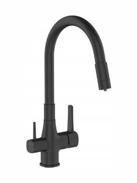 Invena Glamour Kitchen Faucet Black Invena Glamour Kitchen Faucet Black