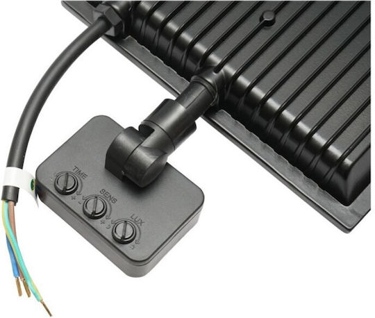 Wasserdichter LED Flutlichter 50W Kaltweiß 6400K mit Bewegungssensor IP44