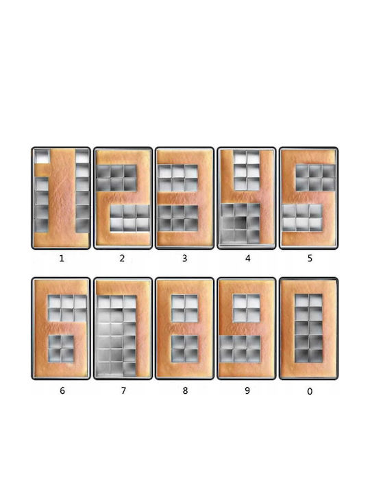 Cake Land Formă de Patiserie din Aluminiu cu Bază Detașabilă 29.5x17buc 1buc