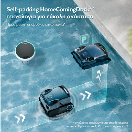 Aiper Aiper Scuba X1 Pro Max Wireless Robotic Pool Cleaner Bottom Walls for Pools 300m²