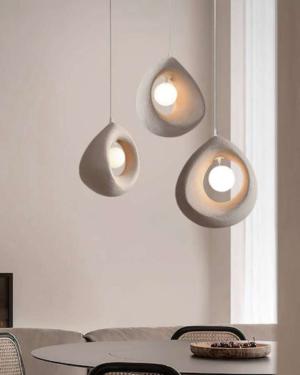 Atman Adjustable Pendant Light White with Socket G9 30x33x20cm