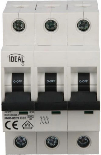 Kanlux 3-Poles Changeover Panel Push Button Changeover Switch 400V 32A