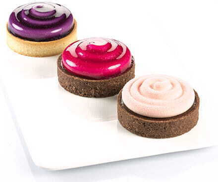 Silikomart Mini Pastry Tart Mold from Silicone 6 Pieces 25x7x2.5cm