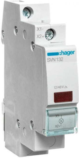 Hager Single Panel Indicator Red Light