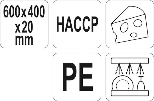 Yato Επιφάνεια Κοπής για Ψωμί Ξύλινη Λευκή 60x40cm