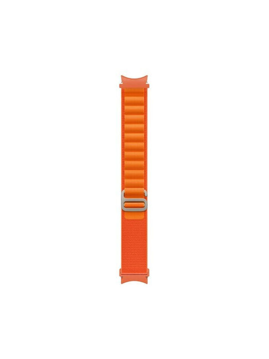 Kalebol Λουράκι Υφασμάτινο Πορτοκαλί (Galaxy Watch4/5/6/7/FE/4 Classic/6 Classic/5 Pro)