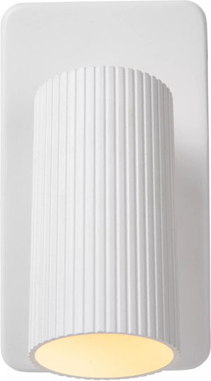 Lucide Lightning Modern Lamp Wall with Socket GU10 and Switch White