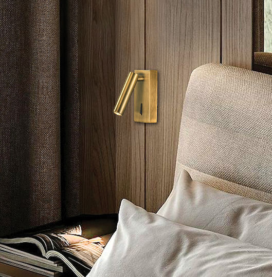 Viokef Zen Single LED Warm White Spot in Gold Color