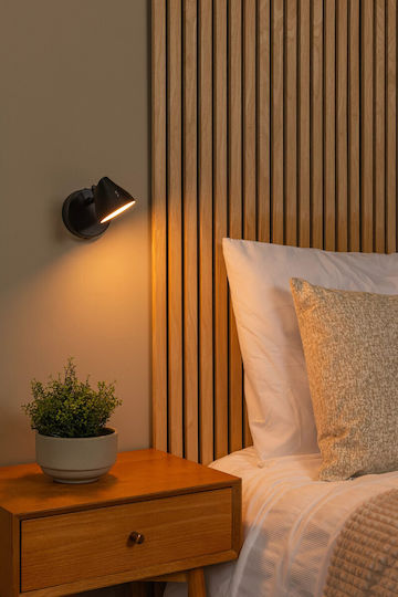 Lucide Lightning Milne Leuchte Wand Schwarz Lucide Lightning Milne Leuchte Wand Schwarz