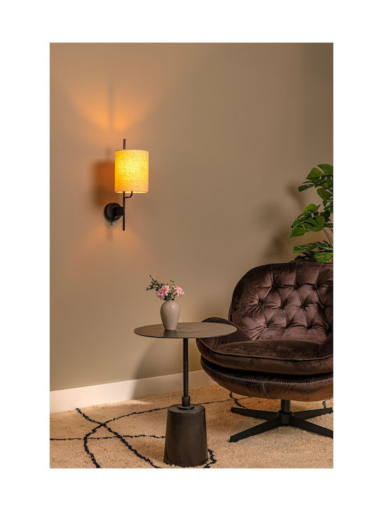 Lucide Lightning Magic Leuchte Wand mit Fassung E27 mit USB-Anschluss Schwarz