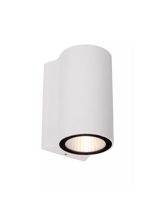 Lucide Lightning Akra Стенно Външно Осветително Тяло LED IP54 с Топло бяло Светлина