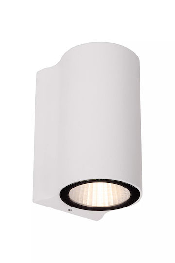 Lucide Lightning Akra Επιτοίχιο Εξωτερικό Φωτιστικό LED IP54 με Θερμό Λευκό Φως
