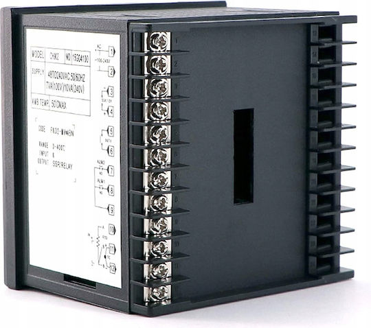 Ch902 Tempcontrol – Led Panel Temperature Controller 0–400°c 48–240v Ac Ssr Relay 96x96x78mm Type K Pt100 2 Alarms
