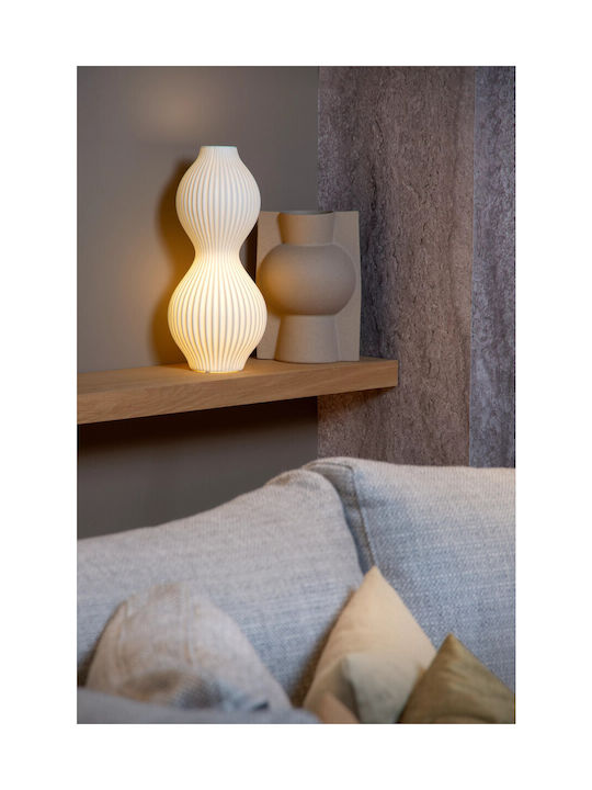 Lucide Lightning Decorative Lamp with Socket for Bulb E14 White