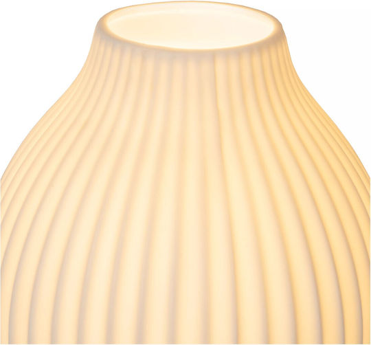 Lucide Lightning Dekorative Lampe mit Fassung für E14 Lampe Weiß
