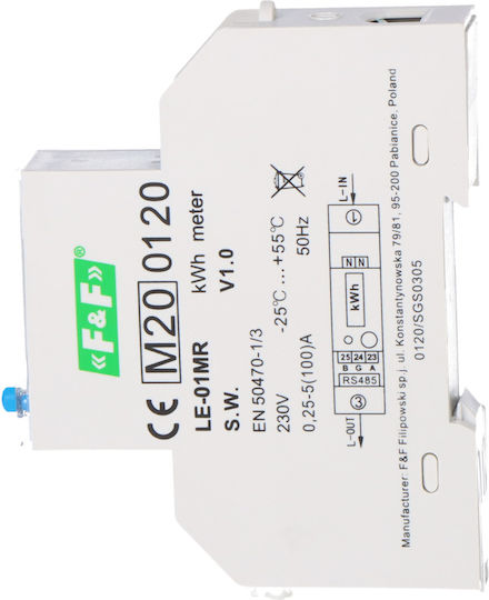 F&F Elektrische Messgeräte Digital Monophase Modbus LE-01MR