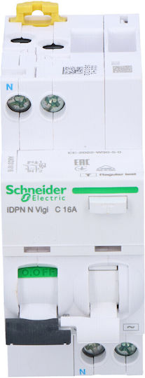 Schneider Electric Phase Relay Earth Leakage 16A Bipolar with Voltage 230V