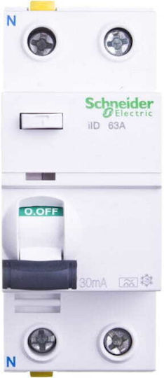 Schneider Electric Phase Relays Leckage der Erde 63A Double Pole