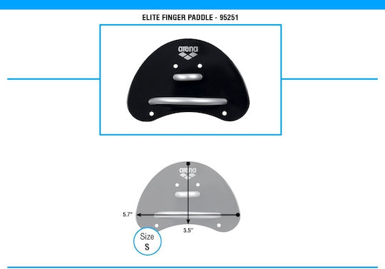 Arena Swimming Hand Paddles Black