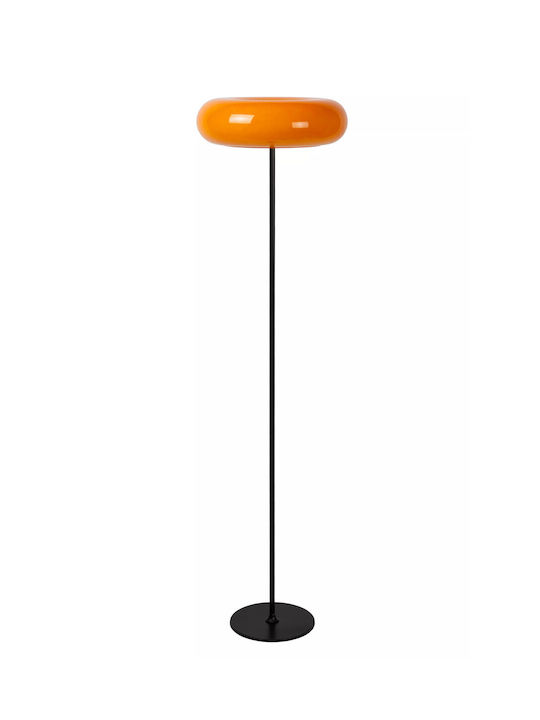 Lucide Lightning Sentino Floor Lamp H150xW40cm. with Socket for Bulb G9 Orange