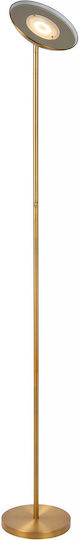 Lucide Lightning Zenith LED Подова Лампа В180xД25.4см. Жълт