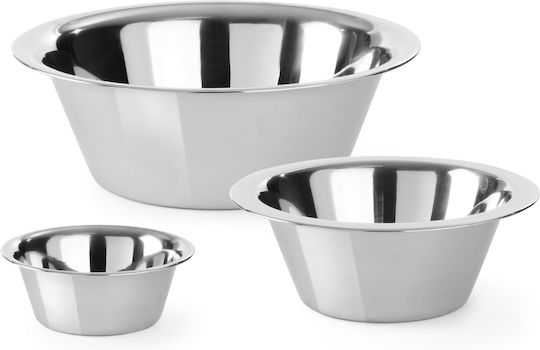 Hendi Edelstahl Rührschüssel mit Kapazität 0.75Es mit Durchmesser 16cm.
