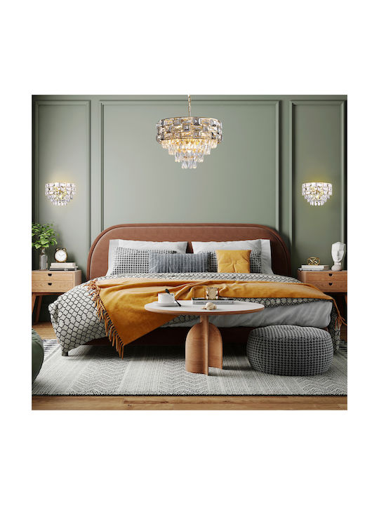 Eko Light LUXURIA Πολυέλαιος 9xE14 Χρυσός 2222