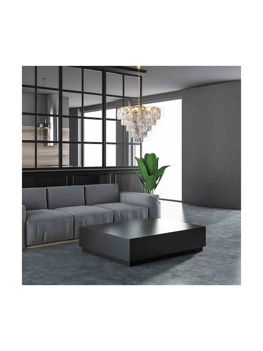 Eko Light Kronleuchter 6xE14 mit Kristallen Gold