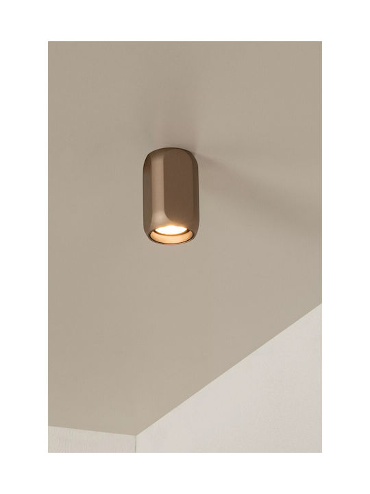 Lucide Lightning Braga Single Spot with Socket GU10 in Brown Color