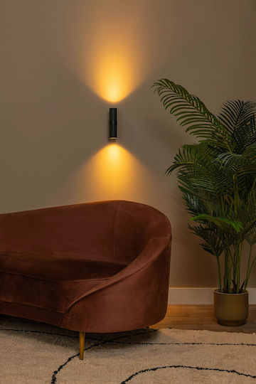 Lucide Lightning Clubs Διπλό Σποτ με Ντουί GU10 σε Μαύρο Χρώμα