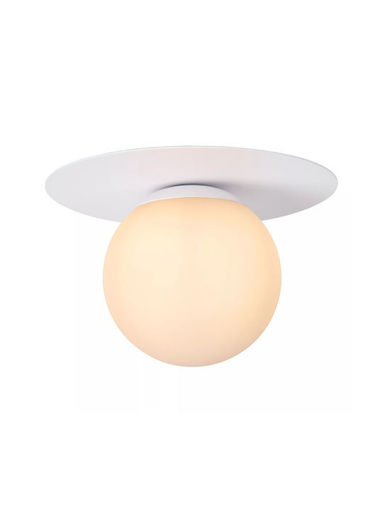 Lucide Lightning Ceiling Mount Light 25cm White with Socket E27