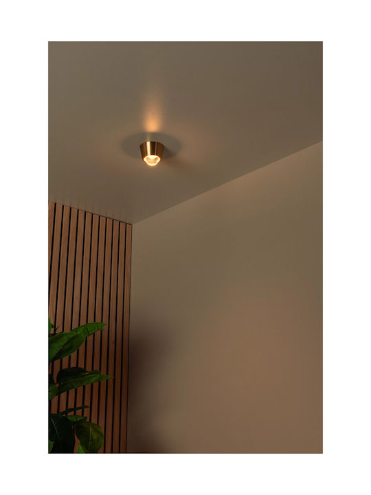 Lucide Lightning Rigon Таванно осветление Златист с Вграден LED