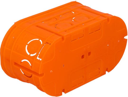 Simet Flush Electrical Box Branching IP20 in Orange Color