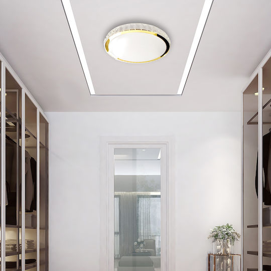 Eko Light Round Outdoor LED Panel 50W with Natural White Light 4000K
