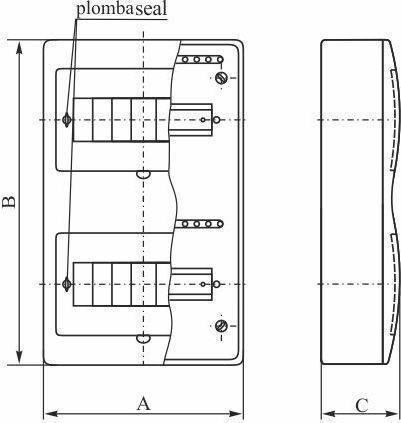 Surface Mounted Electrical Box IP40